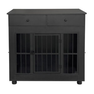 Hondenhok meubel voor woonkamer - hondenbench - bench voor kleine en middelgrote honden - 80 cm x 60 cm x 84 cm