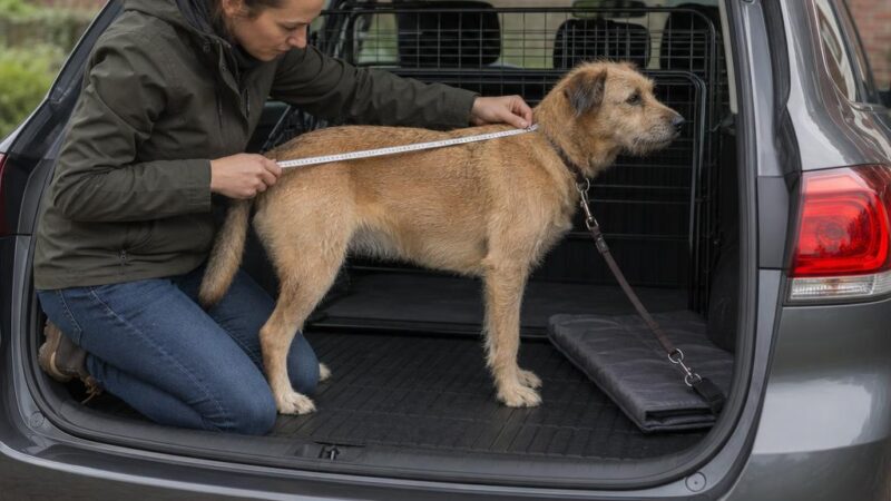 Hond opmeten voor autobench