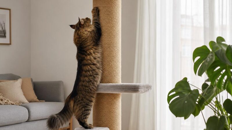 Krabpaal voor grote katten