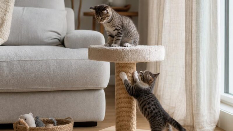 Krabpaal voor kittens