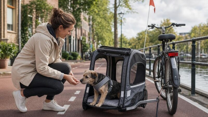 Starten met hondenfietskar
