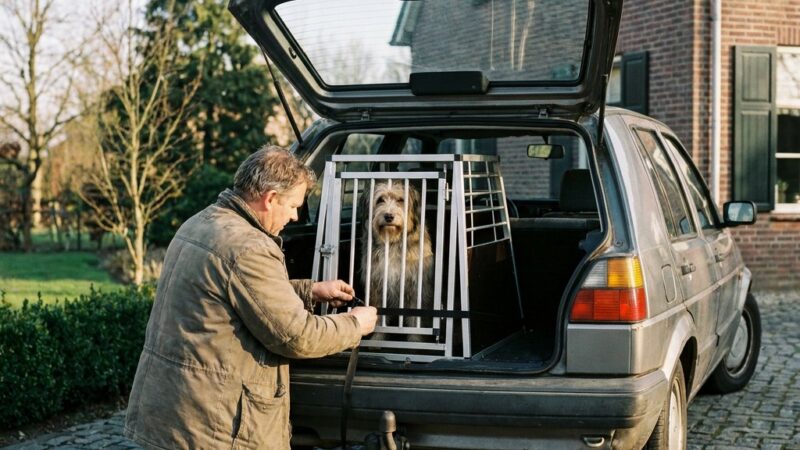 Autobench vastzetten in auto