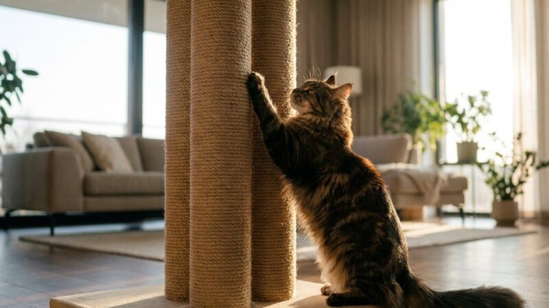 Krabpaal voor Maine Coon