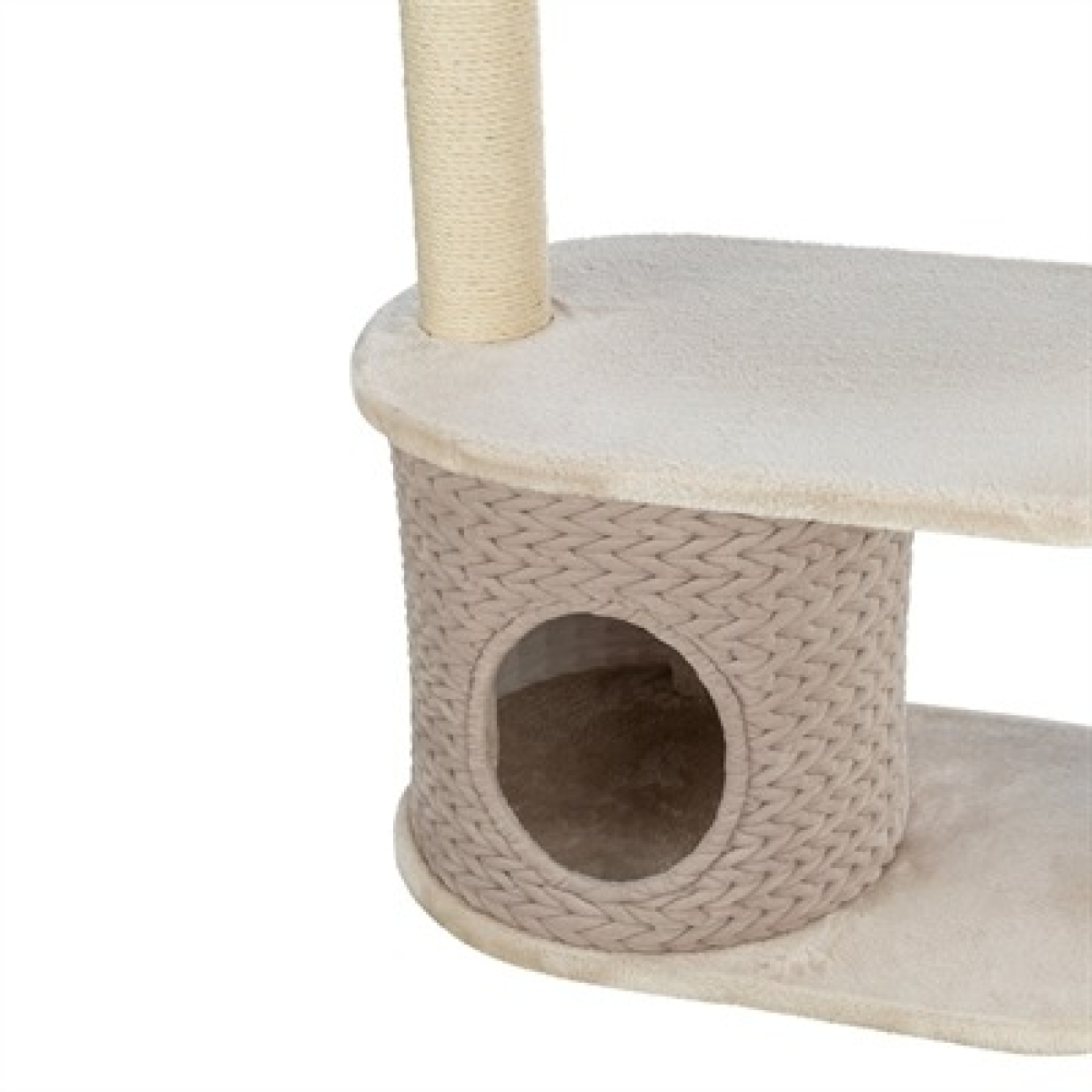TRIXIE KRABPAAL LIVIA LICHTGRIJS / ZAND 65X38X114 CM - Afbeelding 4