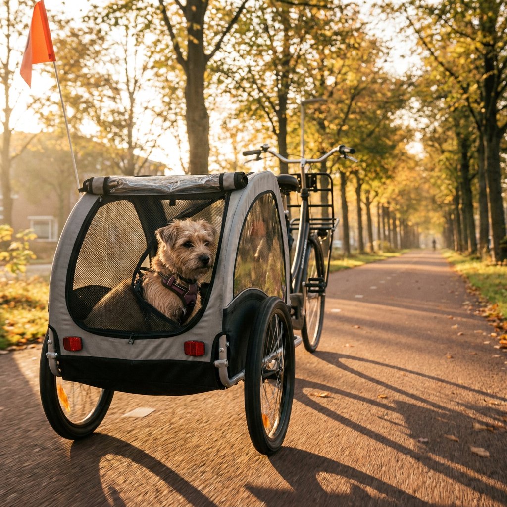 Is een hondenfietskar goed voor je hond?