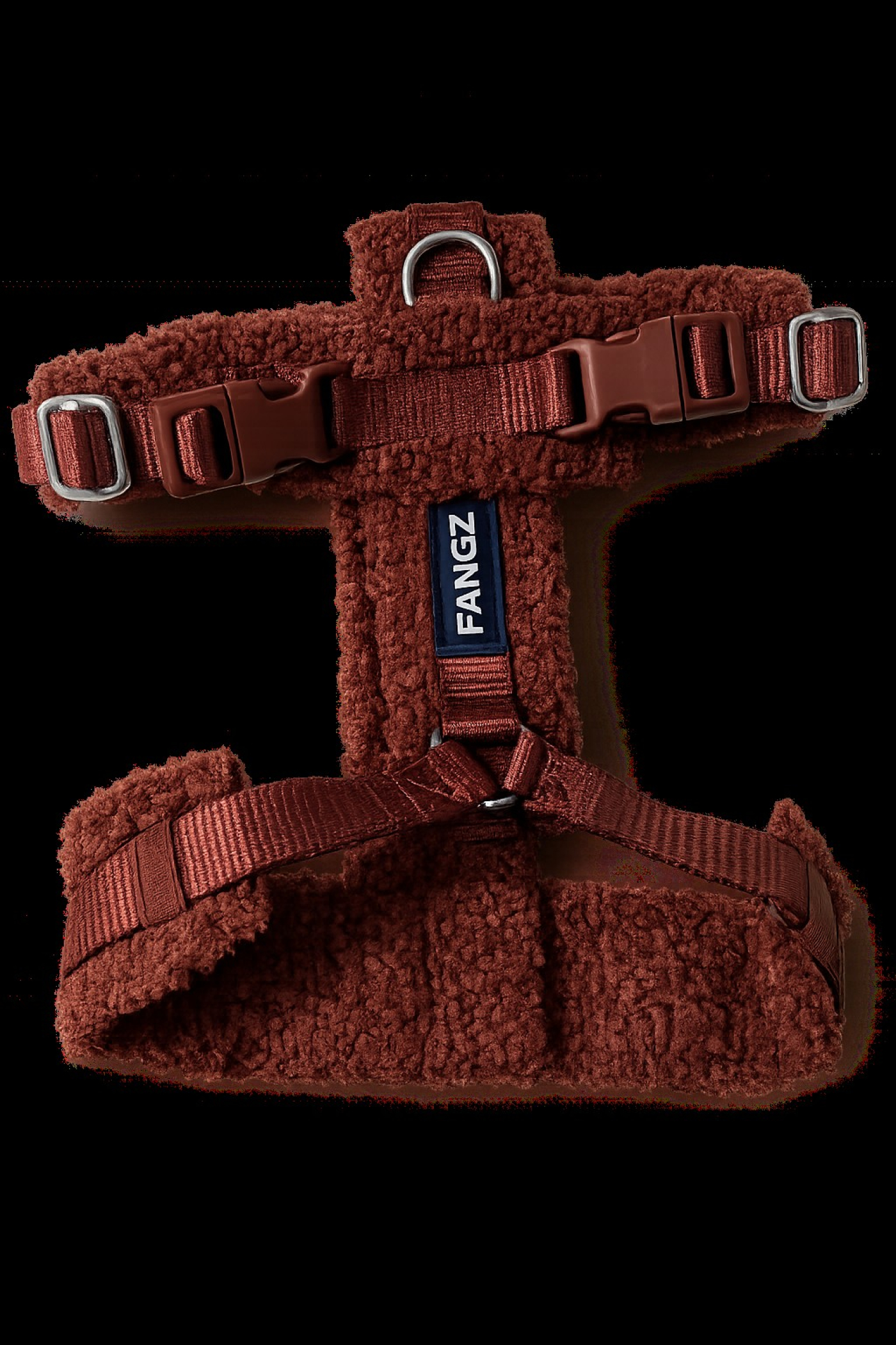 Fangz Anti-trek Y-tuig Harnas voor Hond met Handsfree Riem – Bruin - L - Afbeelding 3