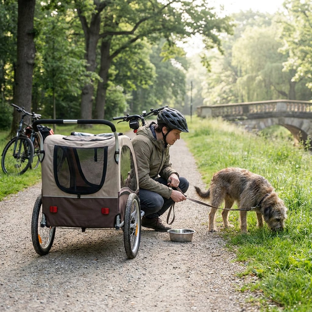Ritplanning met een hondenfietskar: pauzes en plasstops